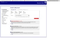 So sieht die Anmeldemaske der Deutschen Bank für das Onlinebanking aus